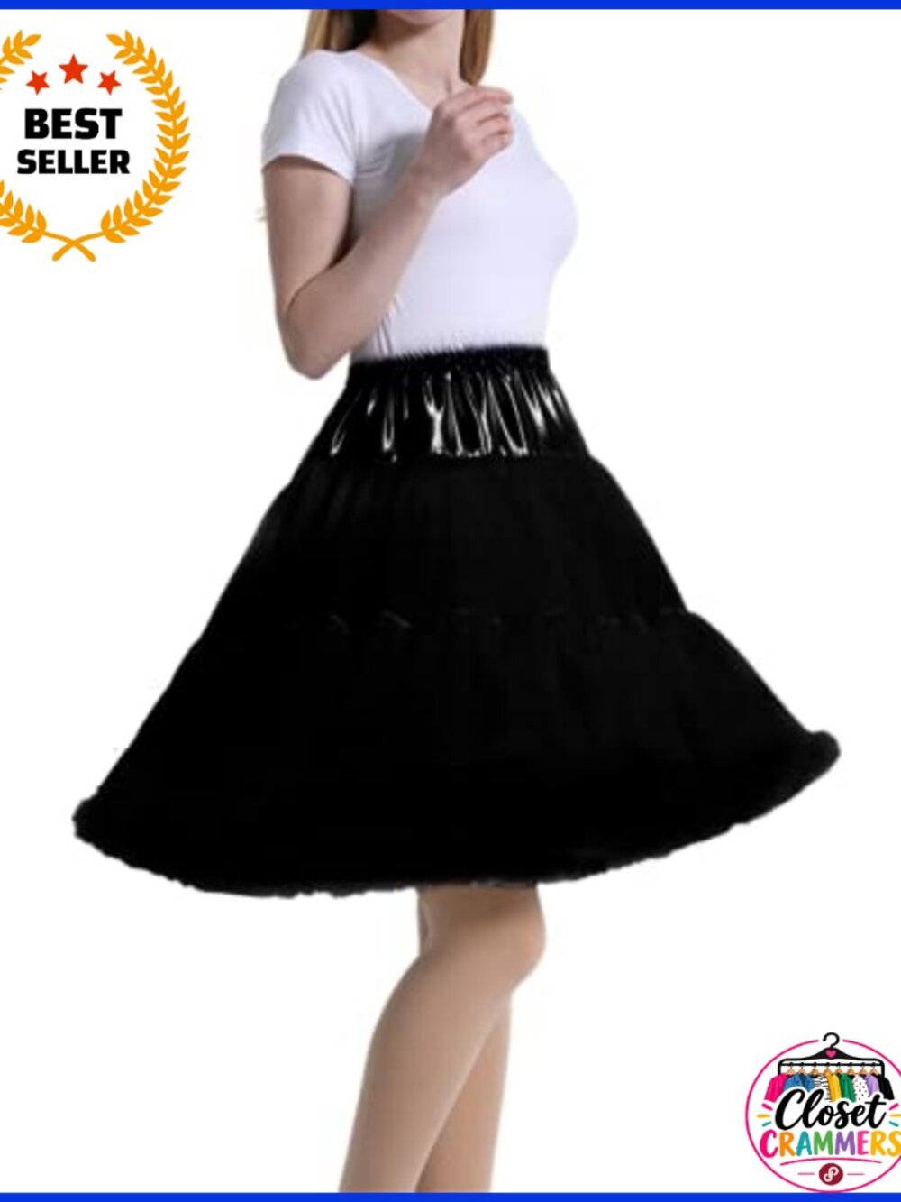 Women's Tutu Petticoat Crinoline Underskirt Nylon Tulle Skirt